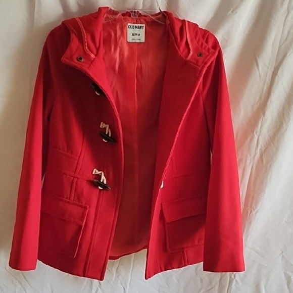 Old Navy Size Xs Red Winter Coat - Picture 2 of 7